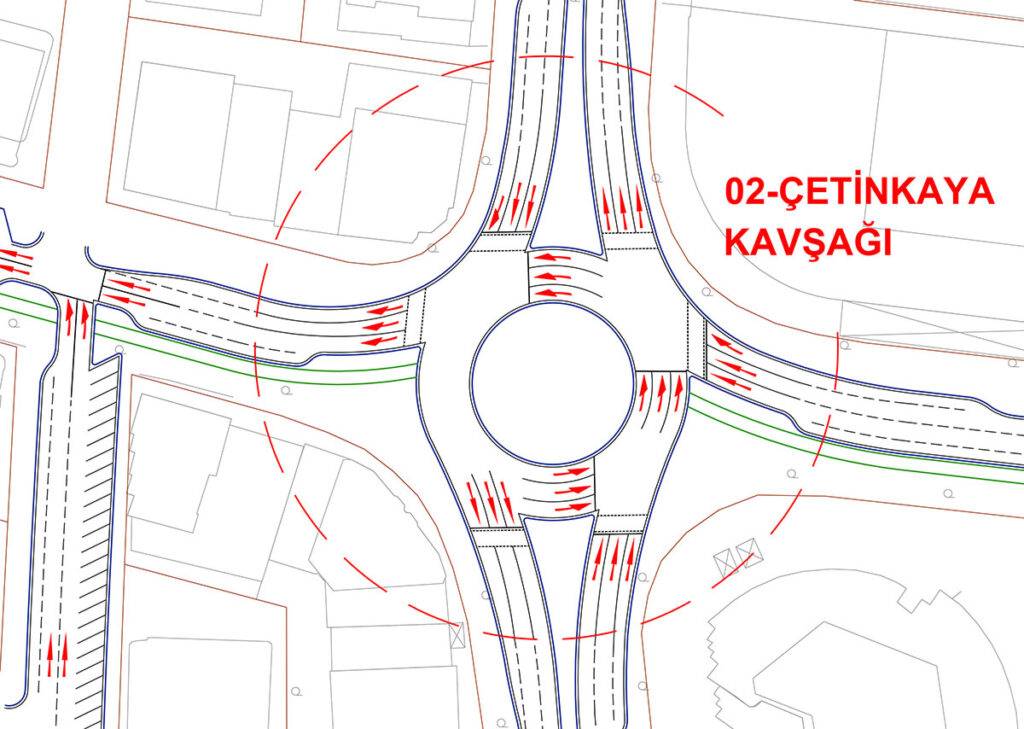 Intersection Geometric Design - Palye Proje